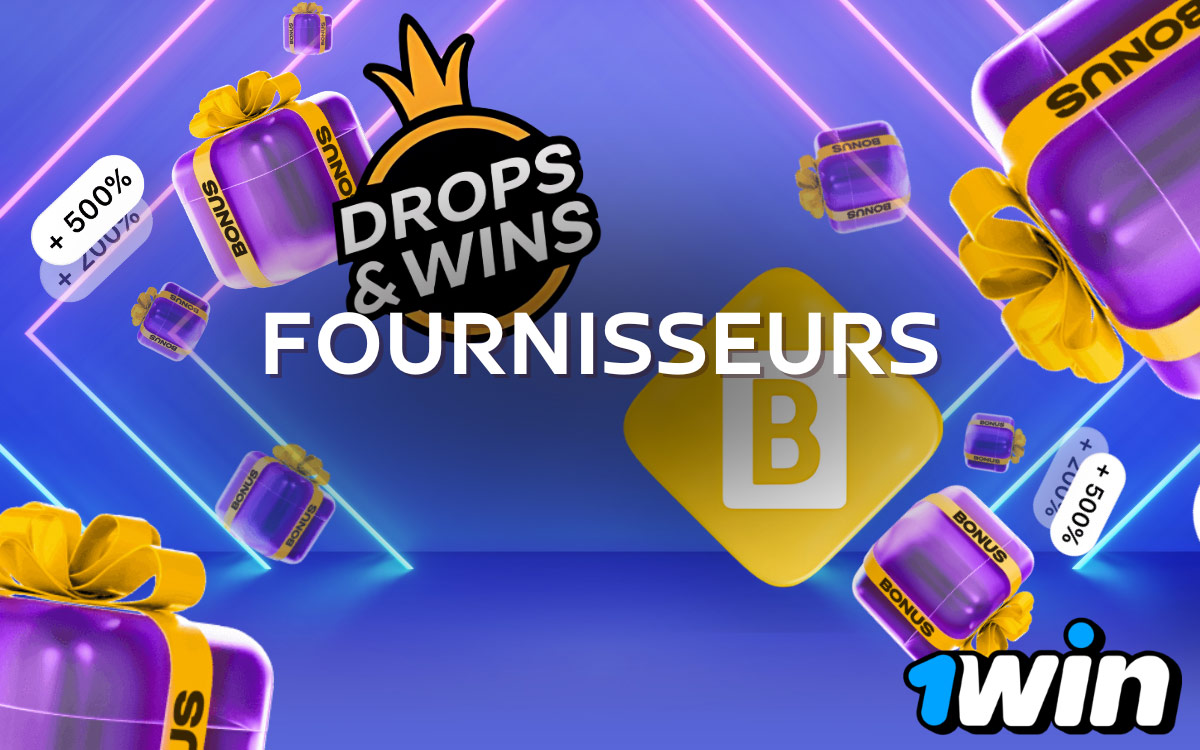 Les fournisseurs de bonus chez 1Win